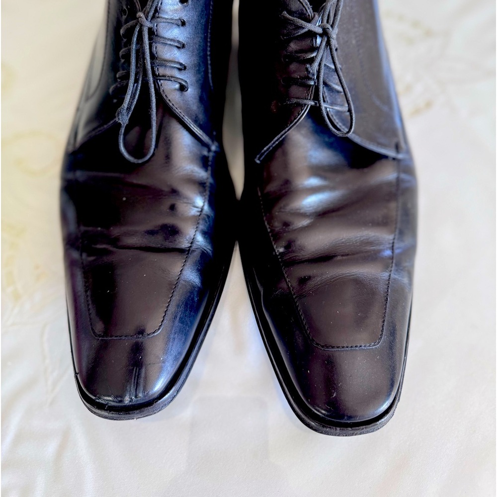 Hugo Boss Leather Black Dress Shoes